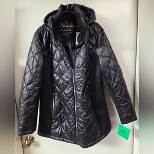 BCBGeneration Women's Black Puffer Jacket